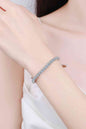 Moissanite Elegance Bracelet – Minimalist Design with 4.9 Carats of Sparkle See size chart under “more details” The Fashion Celestial