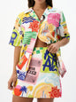 Printed Button Up Shirt and Skirt Set See size chart under “more details” The Fashion Celestial