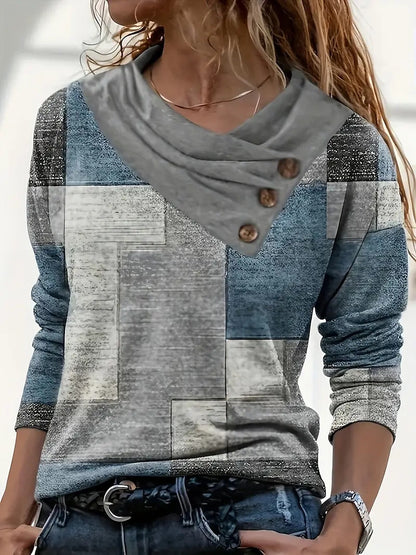 Women’s Plaid Button Down Shirt FitiqueFit