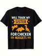 Men's Printed Short-sleeved T-shirt FitiqueFit