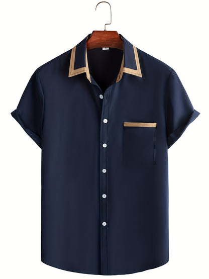 New Lightweight Casual Short-Sleeve Shirt for Men for Spring And Summer. NovaCart