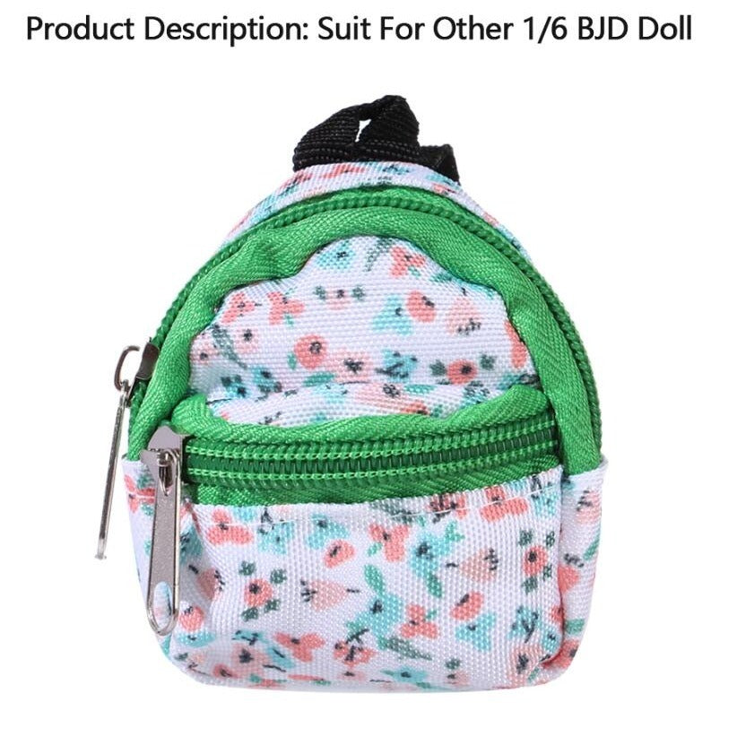 For LABUBU 11.81inch Doll 1/6 BJD Doll Mini Bag Backpack Mini Doll Bag Doll House Decoration Toy Accessories For Gifts Halloween, Christmas Gift NovaCart