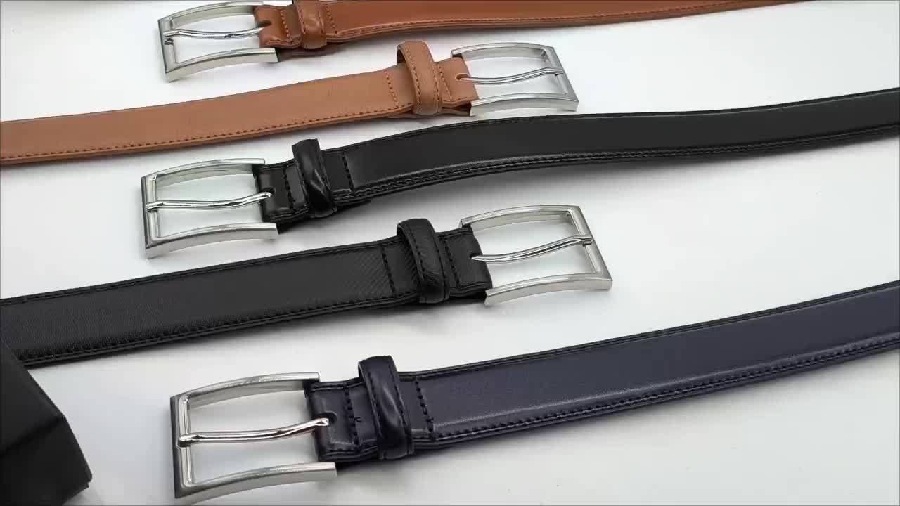 Men's Leather Belt, Fashion & Classic Casual Belt with Single Prong Buckle for Jeans, Pants, Work And Business, Gift for Dad & Husband NovaCart