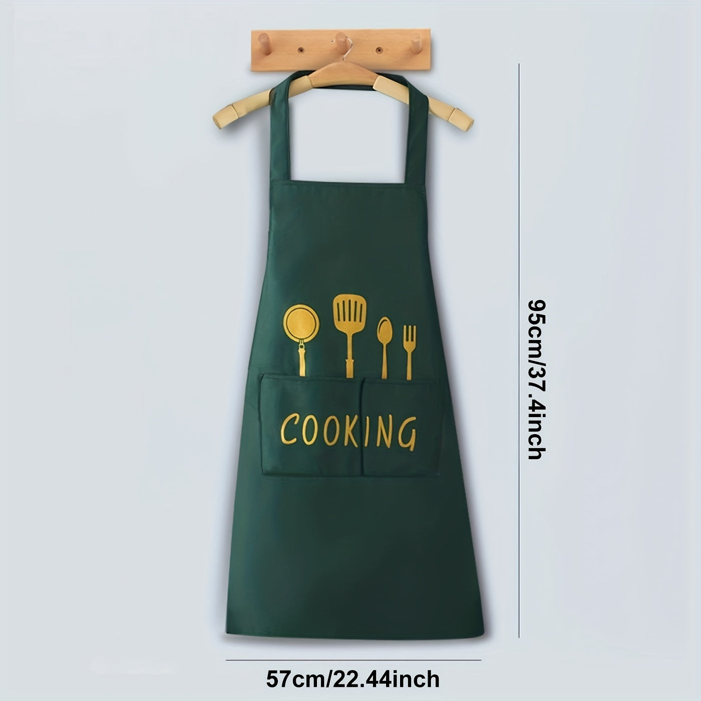 Single Apron, Featuring Pockets, Suitable for Coffee Shops, Dining Establishments, And Versatile Use, Measuring 28.3 Inches by 25.5 Inches. NovaCart
