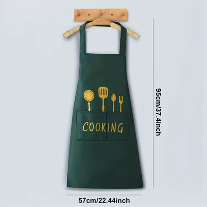 Single Apron, Featuring Pockets, Suitable for Coffee Shops, Dining Establishments, And Versatile Use, Measuring 28.3 Inches by 25.5 Inches. NovaCart