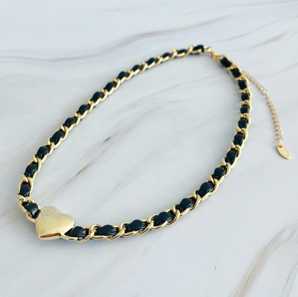 Edgy Heart Chain Choker Necklace Shop Style & More | Fresh Looks, Everyday Deals & Free Shipping