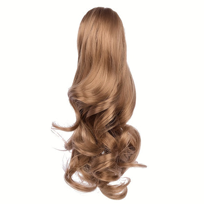 Claw Clip In Body Wave Hair Extensions Long Curly Wavy Ponytail Hair Extensions Synthetic Hair Pieces for Women Girls, Quick Hairstyle, Clip In Hair, Fashionable Wig, Loose Wave, Durable Clipins, Highquality Extensions, Wavy NovaCart