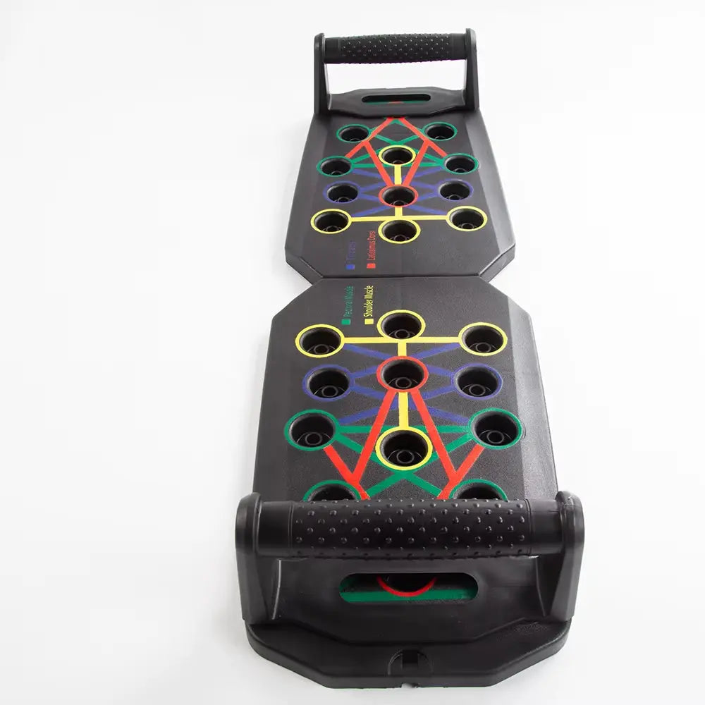 Portable Foldable Push-Up Board Set with Handles Multifunctional Fitness Equipment for Chest Abdomen Arms Back Training