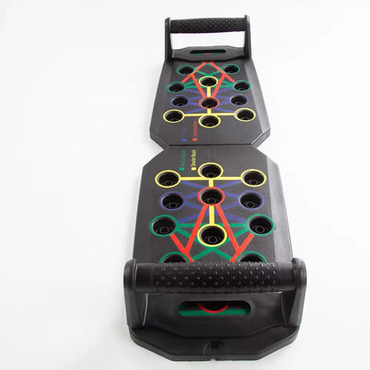 Portable Foldable Push-Up Board Set with Handles Multifunctional Fitness Equipment for Chest Abdomen Arms Back Training