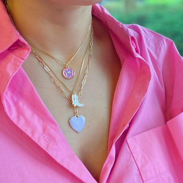 Cow Girl Boot Pendant Necklace Shop Style & More | Fresh Looks, Everyday Deals & Free Shipping