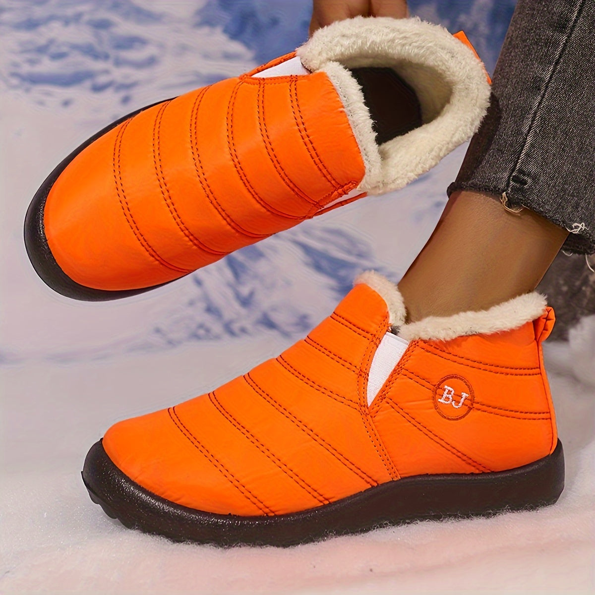 Women Winter Boots Slip On Winter Shoes For Women Ankle Boots Female Snow Boots NovaCart