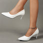 Women's Solid Color Stiletto Heels, Elegant Pointed Toe Work Pumps, Lightweight Dress Pumps NovaCart