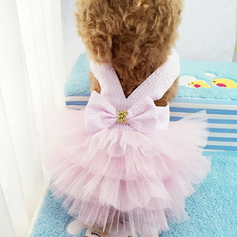 Cute Dog Dress with Mesh Design NovaCart