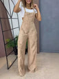 Full Size Vintage Wash Wide Leg Denim Overalls Plus Size New Era Fashion LLc