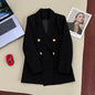 Women's Straight-Cut Blazer – Slim Fit Long Sleeve Suit Jacket FitiqueFit