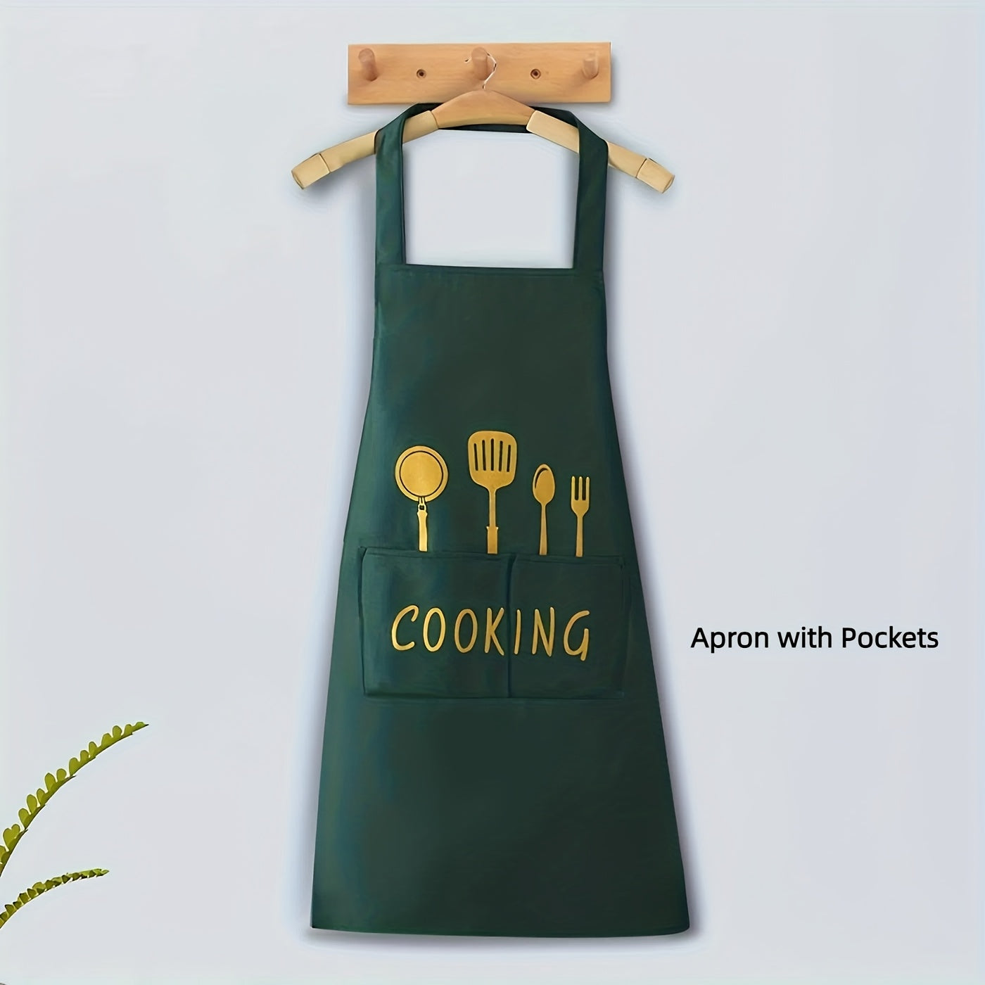Single Apron, Featuring Pockets, Suitable for Coffee Shops, Dining Establishments, And Versatile Use, Measuring 28.3 Inches by 25.5 Inches. NovaCart
