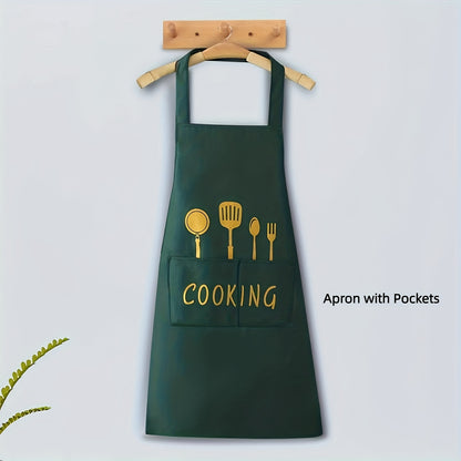 Single Apron, Featuring Pockets, Suitable for Coffee Shops, Dining Establishments, And Versatile Use, Measuring 28.3 Inches by 25.5 Inches. NovaCart