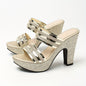 Elegant Comfort  Style Chunky Heel