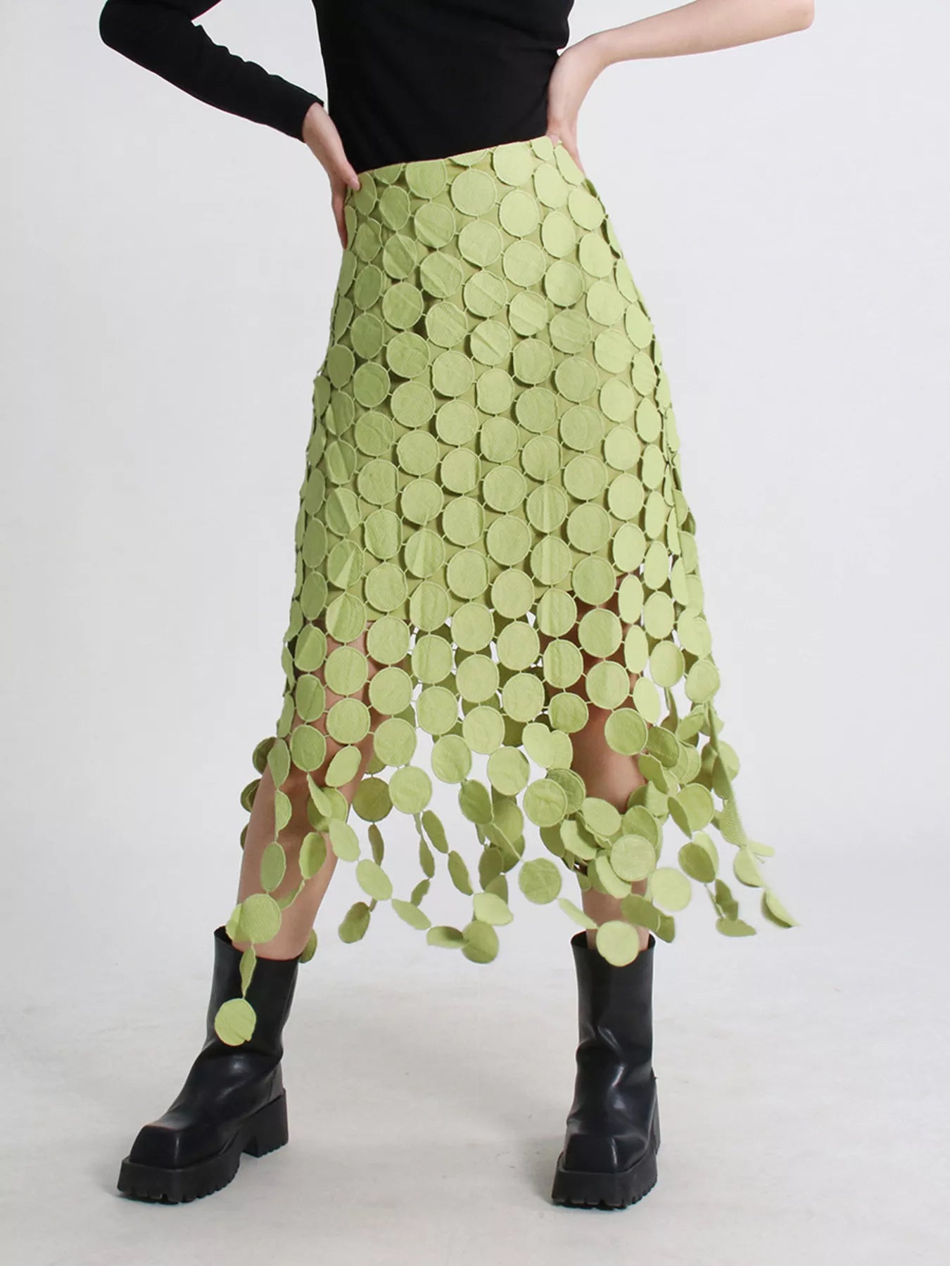 Fringe Midi Skirt See size chart under “more details” The Fashion Celestial
