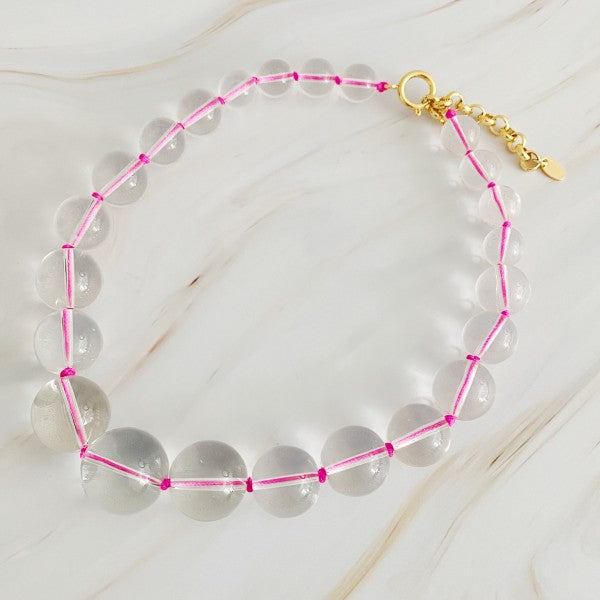 Water Stone Knotted In Color Necklace Shop Style & More | Fresh Looks, Everyday Deals & Free Shipping