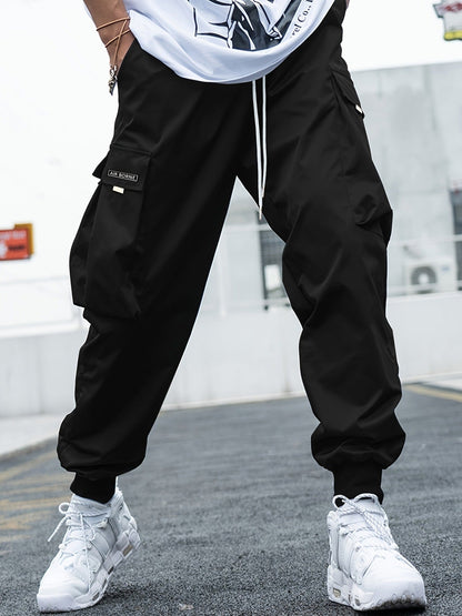 Men’s Multi‑Pocket Drawstring Cargo Pants FitiqueFit