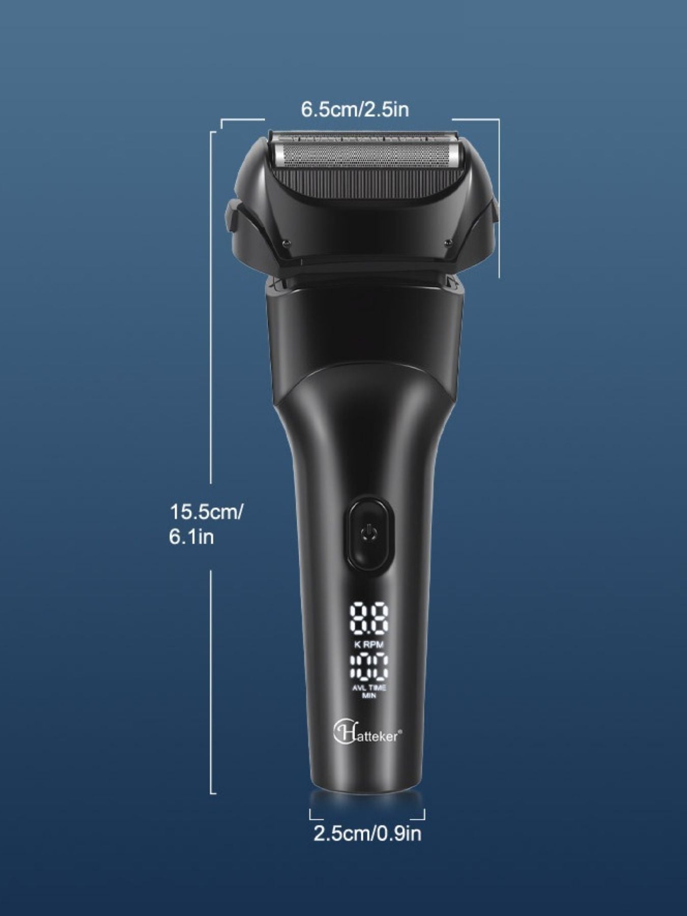 Electric LED Display Shaver New Era Fashion LLc