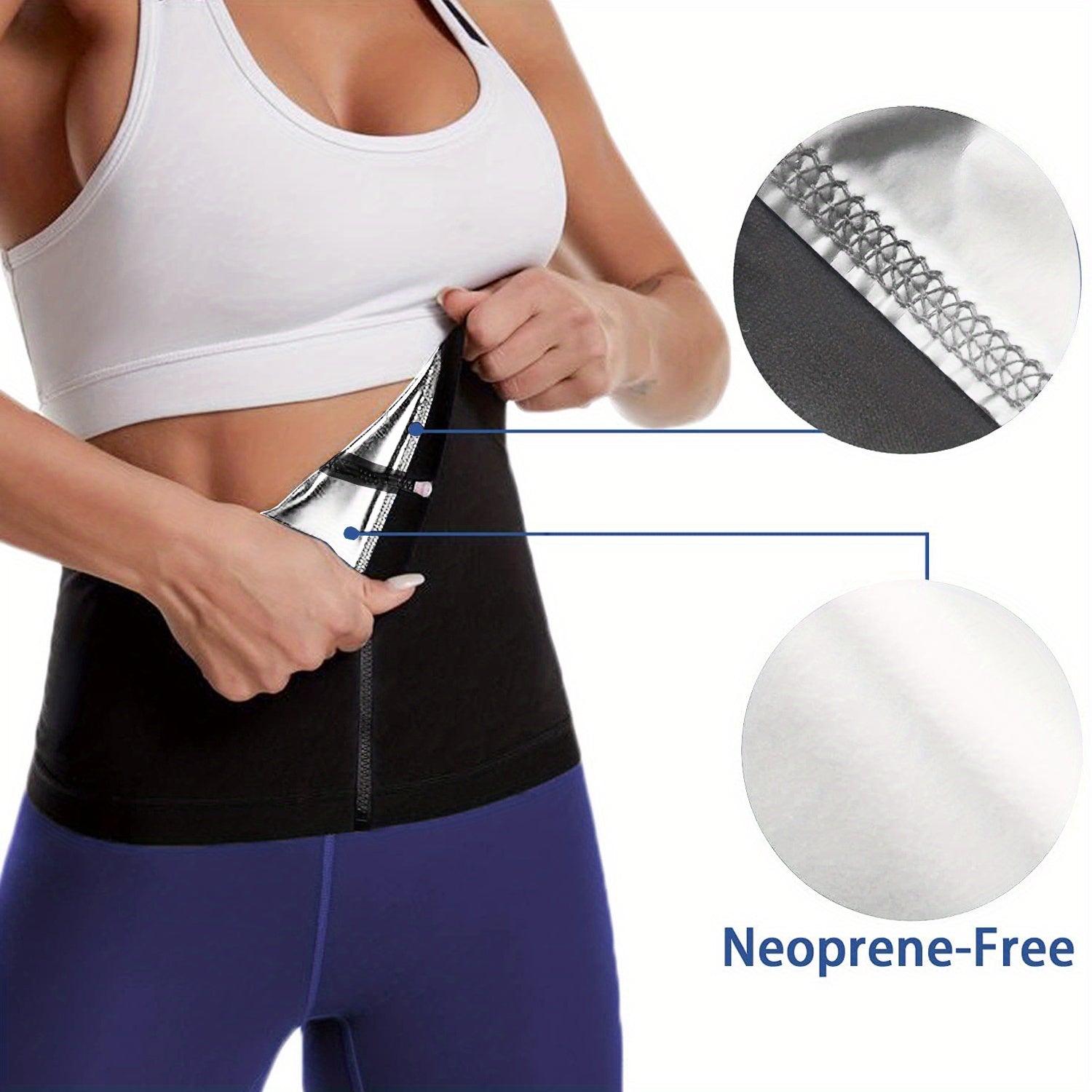 Women's Waist Trainer Shaper Sauna Sweat Belt Waist Trimmer NovaCart