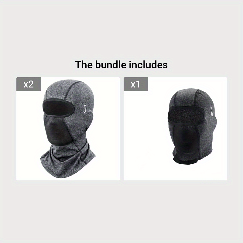 Breathable & Warm Motorcycle Riding Neck Gaiter • Adjustable Ear Loops • Full Face Coverage for Winter, Skiing, And Street Bikes • Skiing Accessory • Sleek Design • Flexible Fit NovaCart