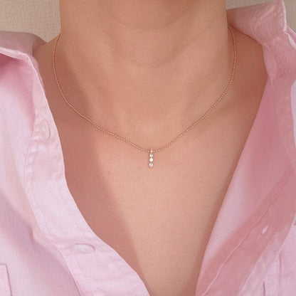 Three Sparkles In A Row Necklace Shop Style & More | Fresh Looks, Everyday Deals & Free Shipping