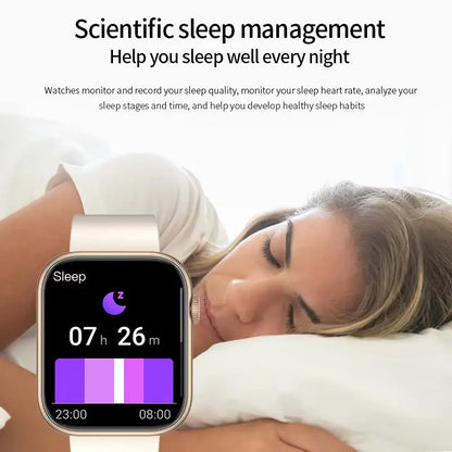 Revolutionary 2025 Smart Watch: Wireless Charging, Bluetooth Calls & Customizable Fitness Tracker for Men and Women