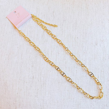 Golden Bit Linked Longer Chain Necklace Shop Style & More | Fresh Looks, Everyday Deals & Free Shipping