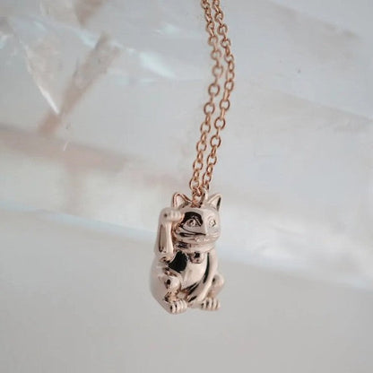 Lucky Cat Charm Necklace Shop Style & More | Fresh Looks, Everyday Deals & Free Shipping