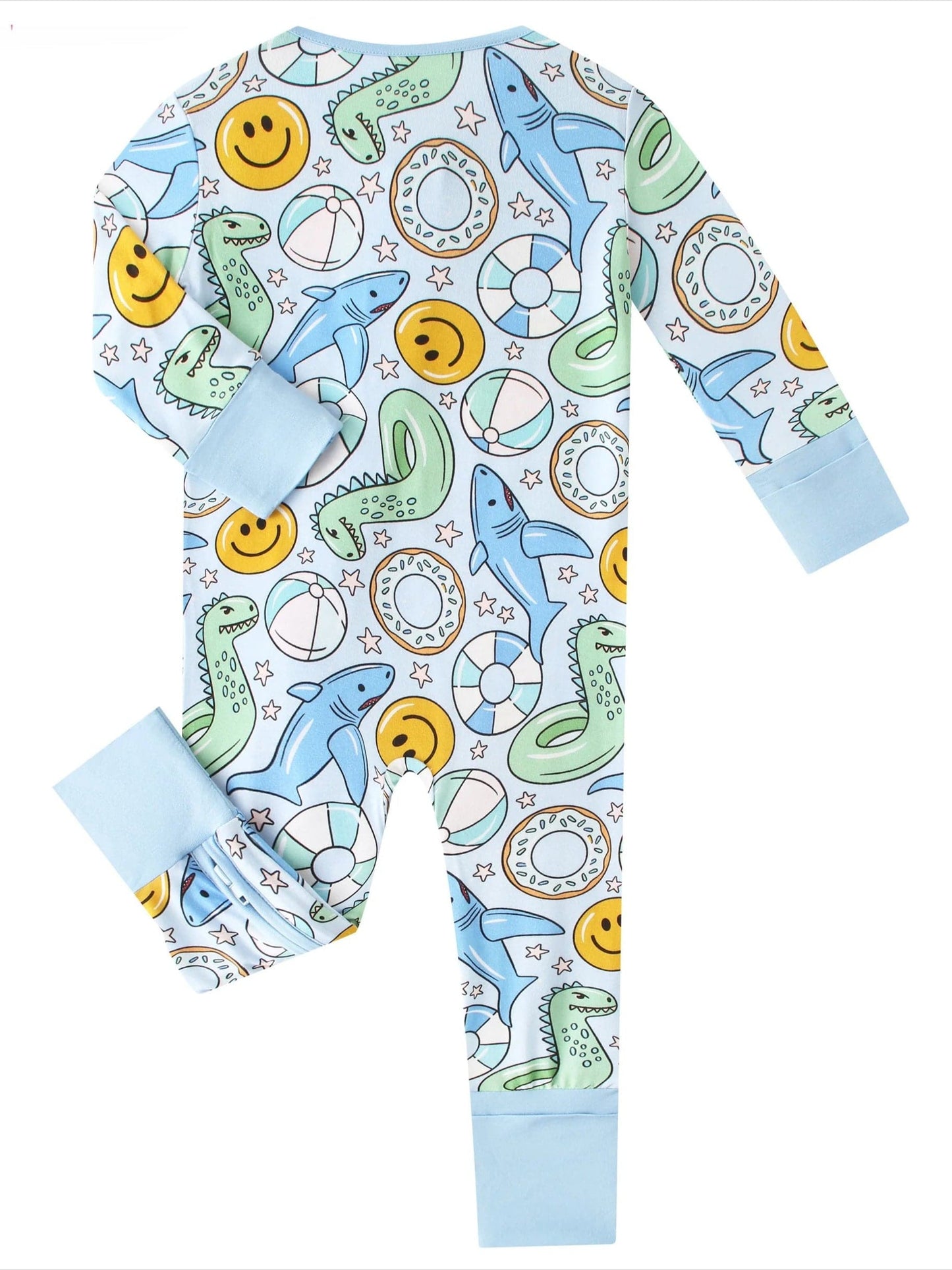 Posh TOT Pool Floats Bamboo Baby Convertible Zippy Romper  CINCO DE MAYO PROMO - FINAL SALE Charlies Project Kids