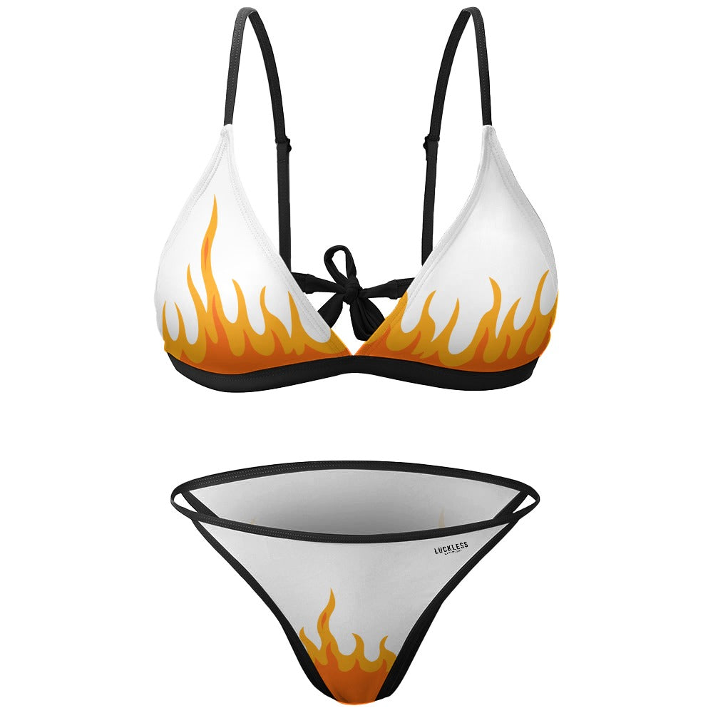 Hell Raiser 2 pc Bikini | White Luckless Outfitters
