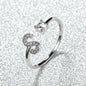 Popular Fashion Silvery AZ Letter Ring Initials Wedding Love Couple Rings Bridesmaid Gift NovaCart