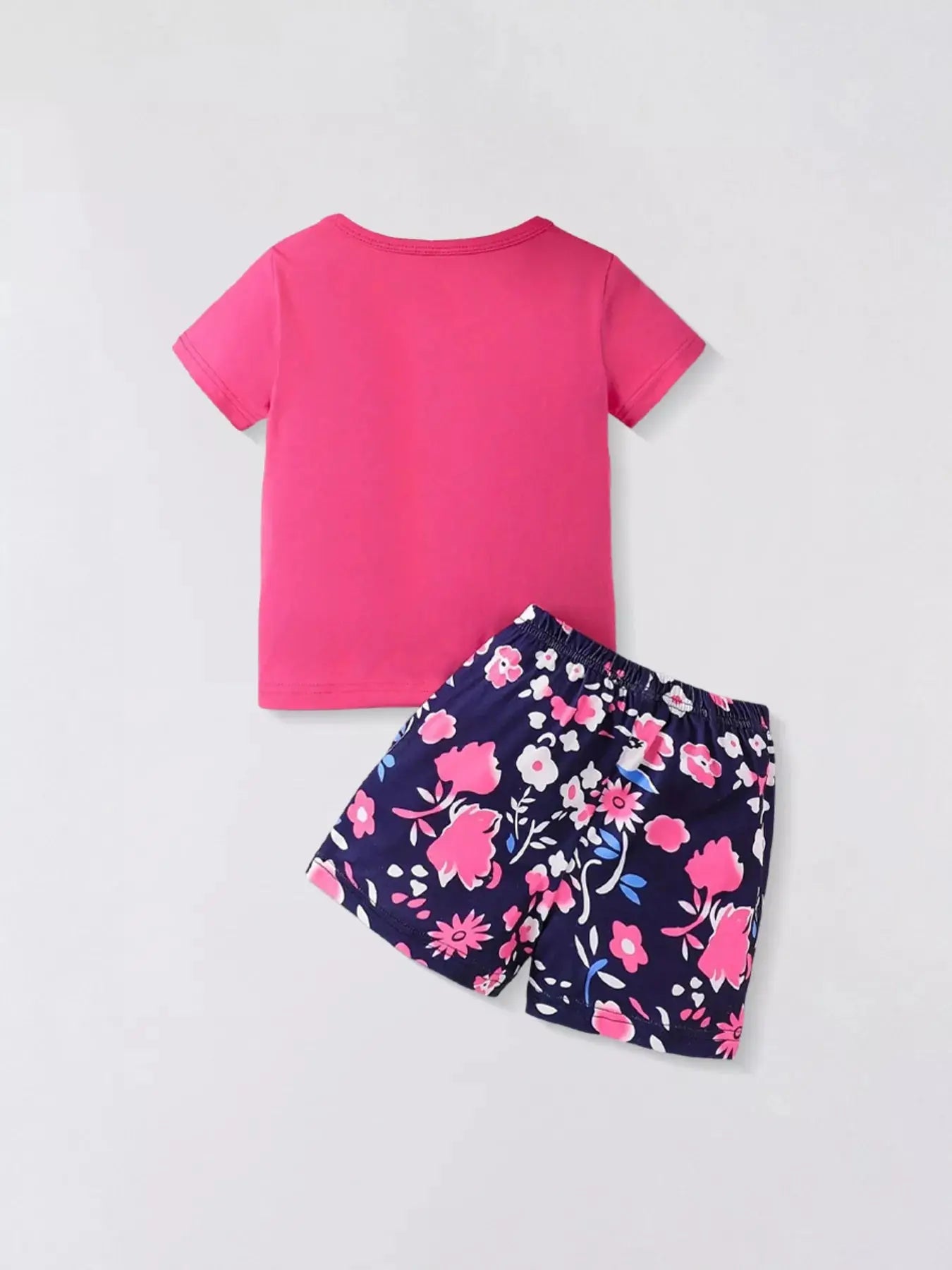 Children's Floral Sunglasses Tee and Shorts Set New Era Fashion LLc