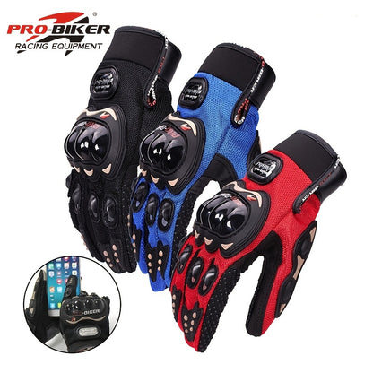 Suitable For Motorcycles, Road Bikes, Off-road Motorcycles, Spring, Summer, Autumn, And Winter Unisex Finger Touch Screen Gloves For Men And Women, Breathable Cycling Gloves, Motorcycle Gloves, Bicycle Gloves. NovaCart
