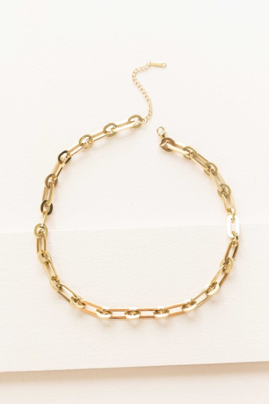 Overawe Large Chain Link Necklace (14K) Shop Style & More | Fresh Looks, Everyday Deals & Free Shipping