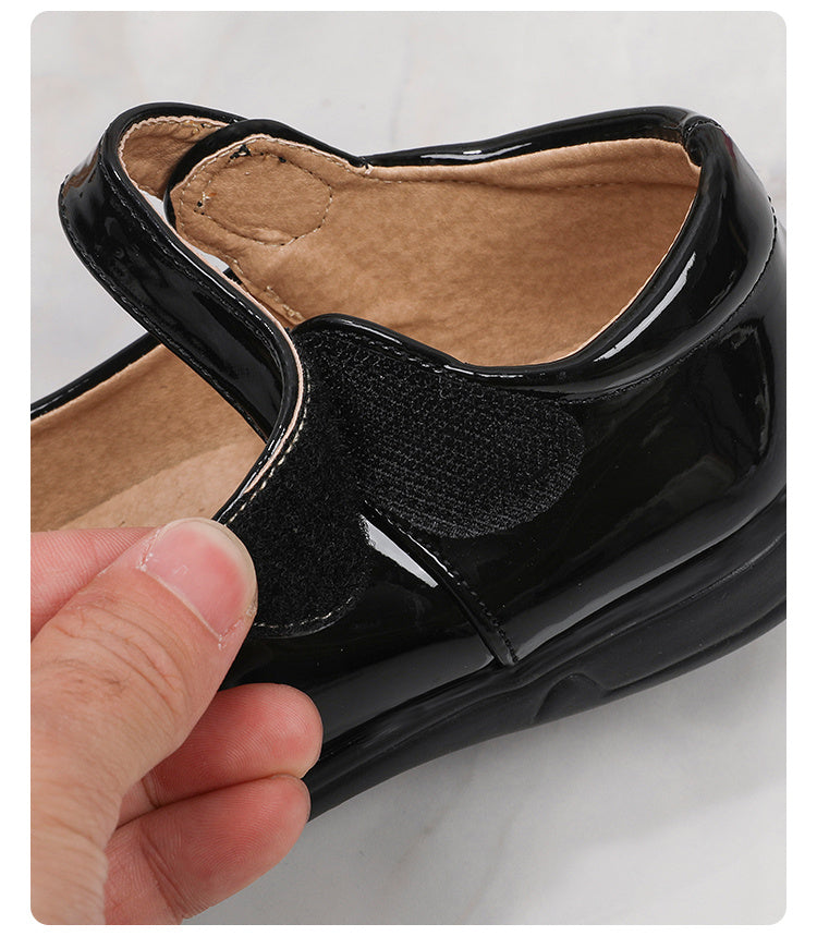 Girls' Black Shoes, Students' White Flat Shoes, Flower Girl Shoes, Middle and Older Kids' Students' Black Performance Shoes, Uniform Shoes NovaCart
