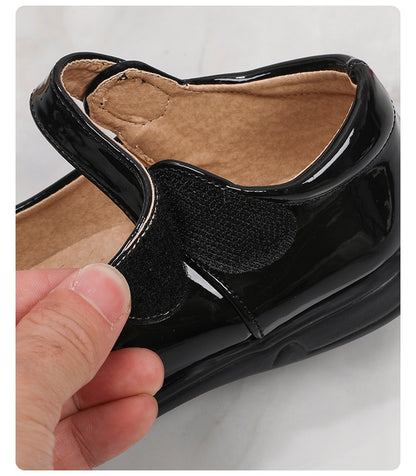 Girls' Black Shoes, Students' White Flat Shoes, Flower Girl Shoes, Middle and Older Kids' Students' Black Performance Shoes, Uniform Shoes NovaCart
