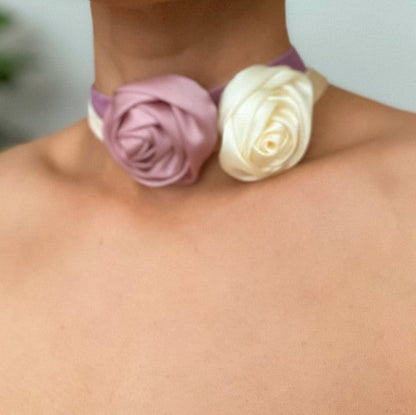 Satin Rose Velvet Sash Necklace Shop Style & More | Fresh Looks, Everyday Deals & Free Shipping