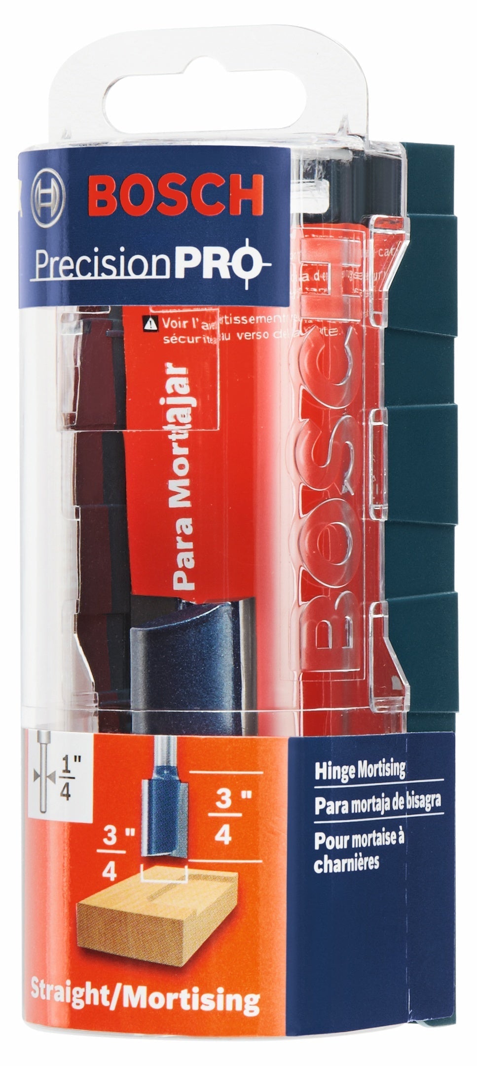 BOSCH 85248MC 3/4 In. x 3/4 In. Carbide-Tipped Hinge Mortising Router Bit VM Hardware