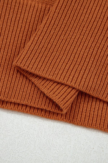 Solid Ribbed Drop Shoulder Sweater Shop Style & More | Fresh Looks, Everyday Deals & Free Shipping