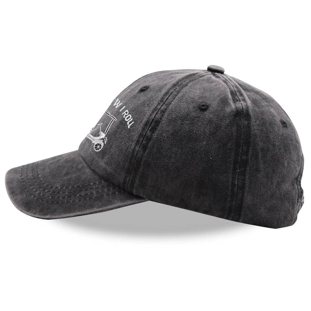 Funny Golf Cart Hat Adjustable Baseball Cap FitiqueFit