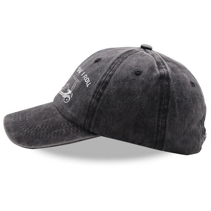 Funny Golf Cart Hat Adjustable Baseball Cap FitiqueFit