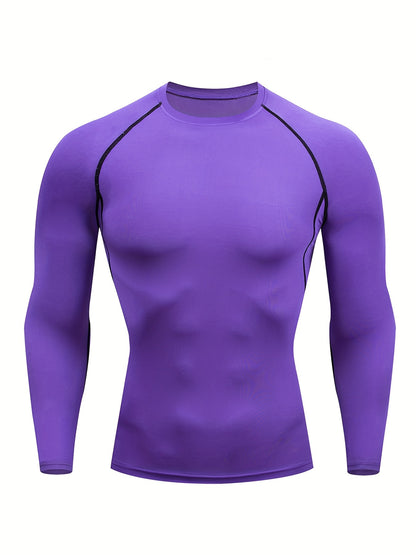 Men'S Quick-Dry Sportswear for Autumn And Winter, Suitable for Basketball, Morning Runs, And High-Elasticity Yoga Training NovaCart