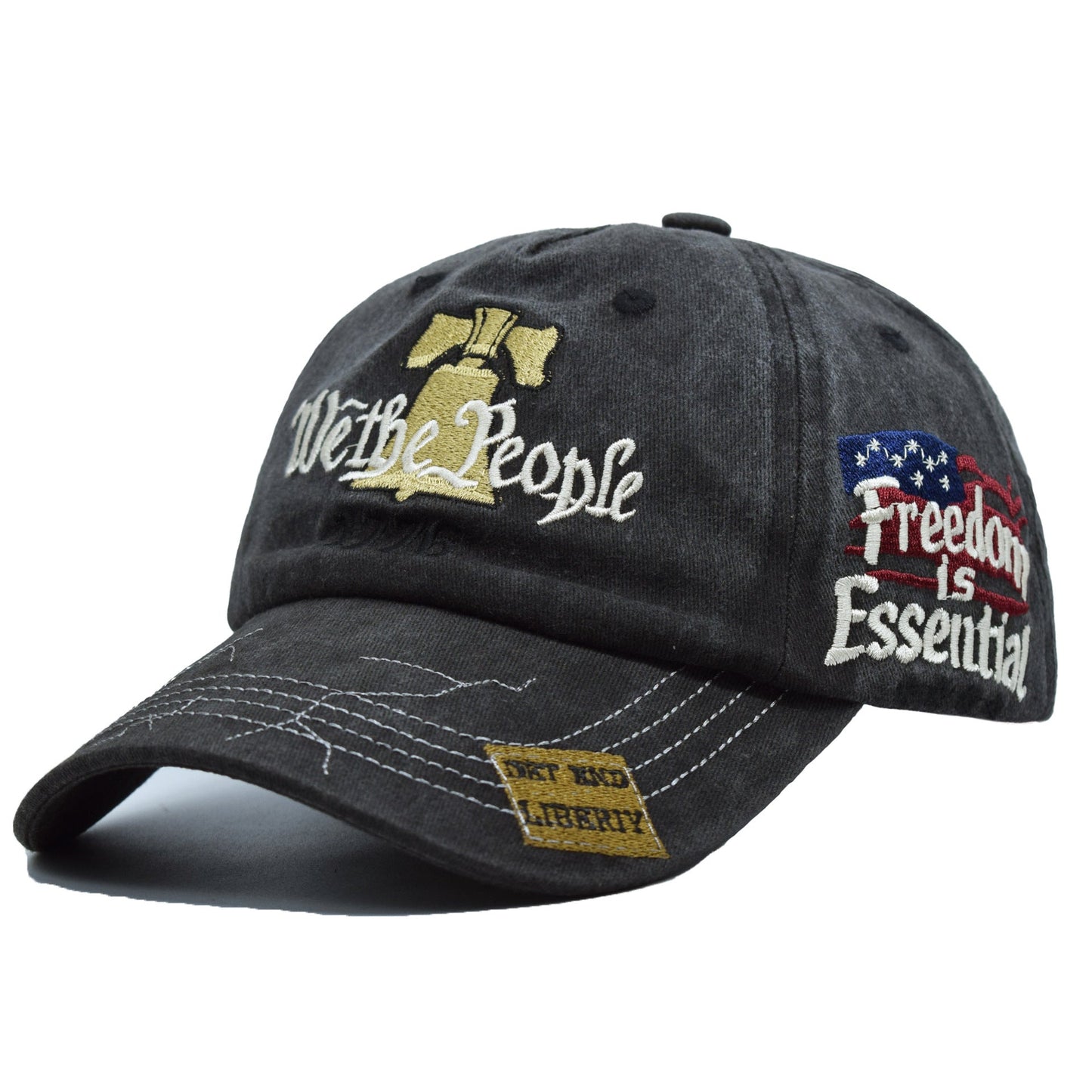 Women's Embroidered Cotton Baseball Cap | Retro Letter Style FitiqueFit