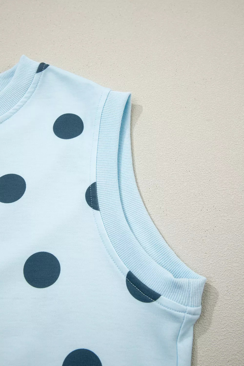 Polka Dot Sleeveless Top and Skort Casual Two-Piece Set New Era Fashion LLc
