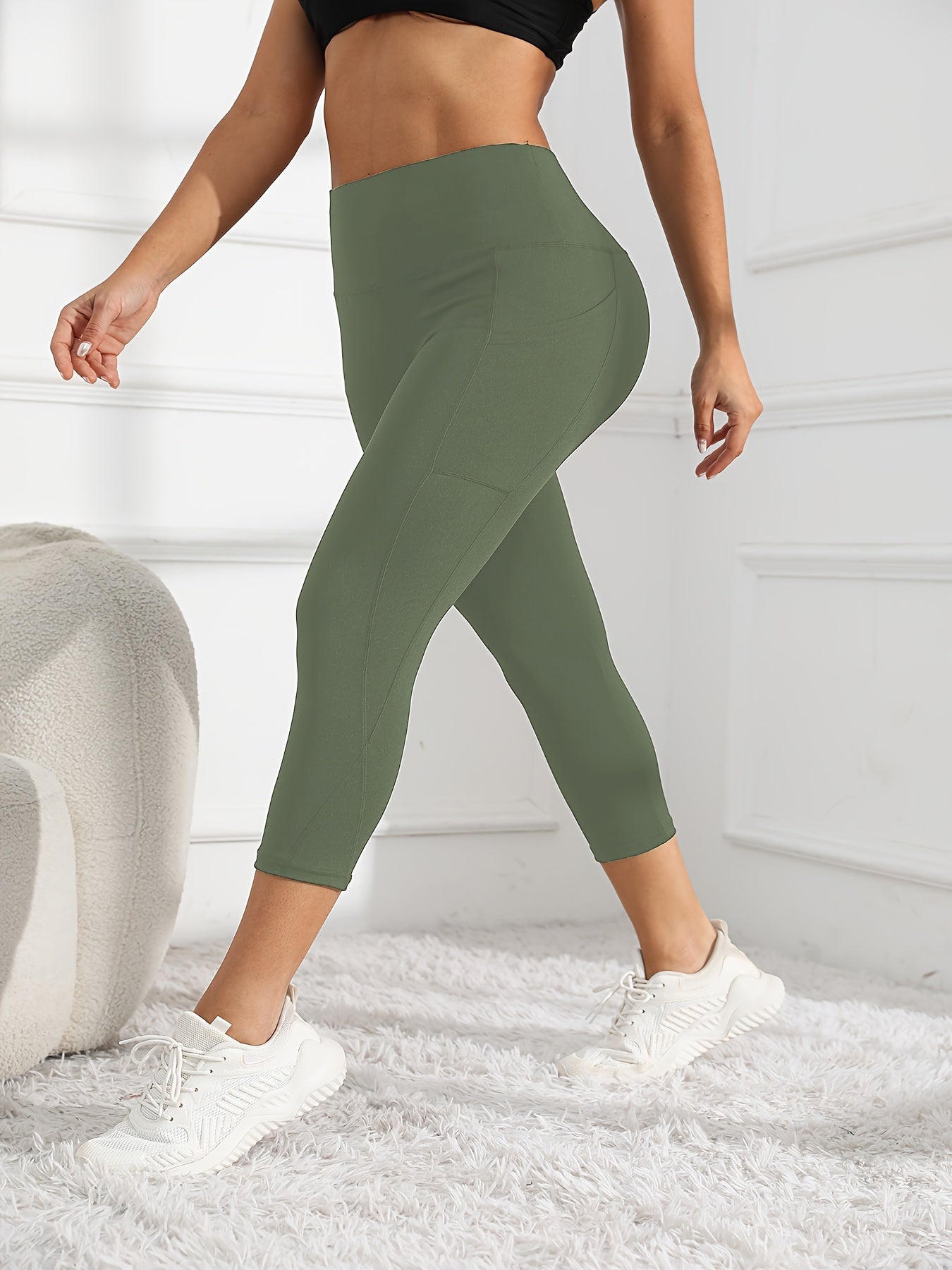 7-Point Athletic Pocketed Skin-Tight Fitness High-Waist Butt-Lifting Cycling Yoga Leggings NovaCart