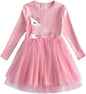 Charming Long Sleeve Tulle Dresses for Girls - Perfect for Winter Parties (Ages 3-12)